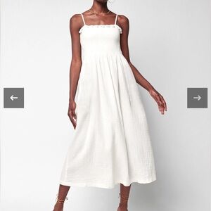 Faherty Dream Cotton Gauze Lakeview Dress